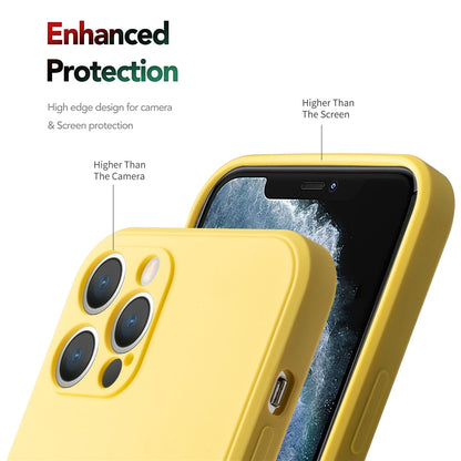 Anymob iPhone Case Army Green Soft Liquid Silicon Ring Holder Shockproof Candy Back Cover-Mobile Phone Cases-PEROZ Accessories