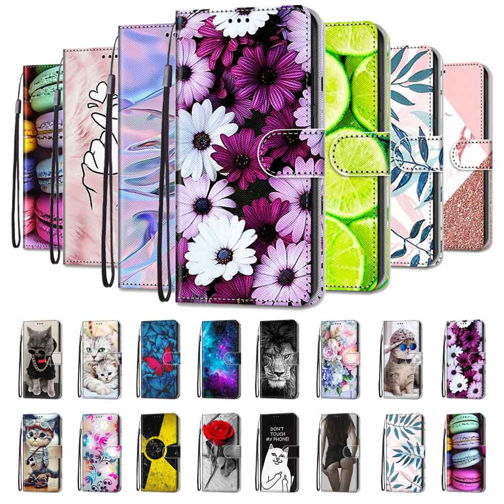 Anymob Samsung Lavender Silk Phone Case Magnetic Flip Leather Card Wallet Cover-Mobile Phone Cases-PEROZ Accessories