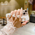 Anymob iPhone Case White Luxury Lovely Flannel Bracelet Silicone Back Cover-Mobile Phone Cases-PEROZ Accessories