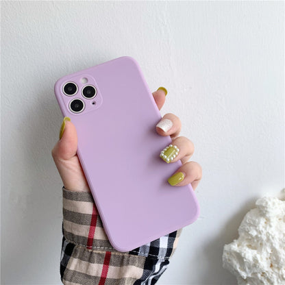 Anymob iPhone Maroon Soft Silicone Phone Cases Candy Colors TPU Back Cover-Mobile Phone Cases-PEROZ Accessories