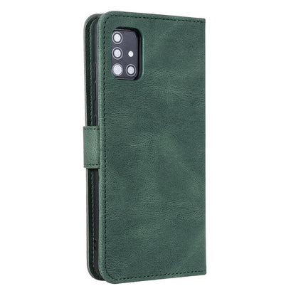 Anymob Samsung Brown Splicing Flip Leather Case Card Slot Wallet Phone Cover-Mobile Phone Cases-PEROZ Accessories