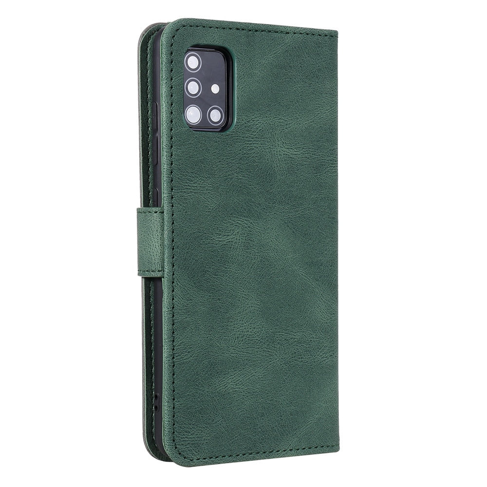 Anymob Samsung Pink Splicing Flip Leather Case Card Slot Wallet Phone Cover-Mobile Phone Cases-PEROZ Accessories