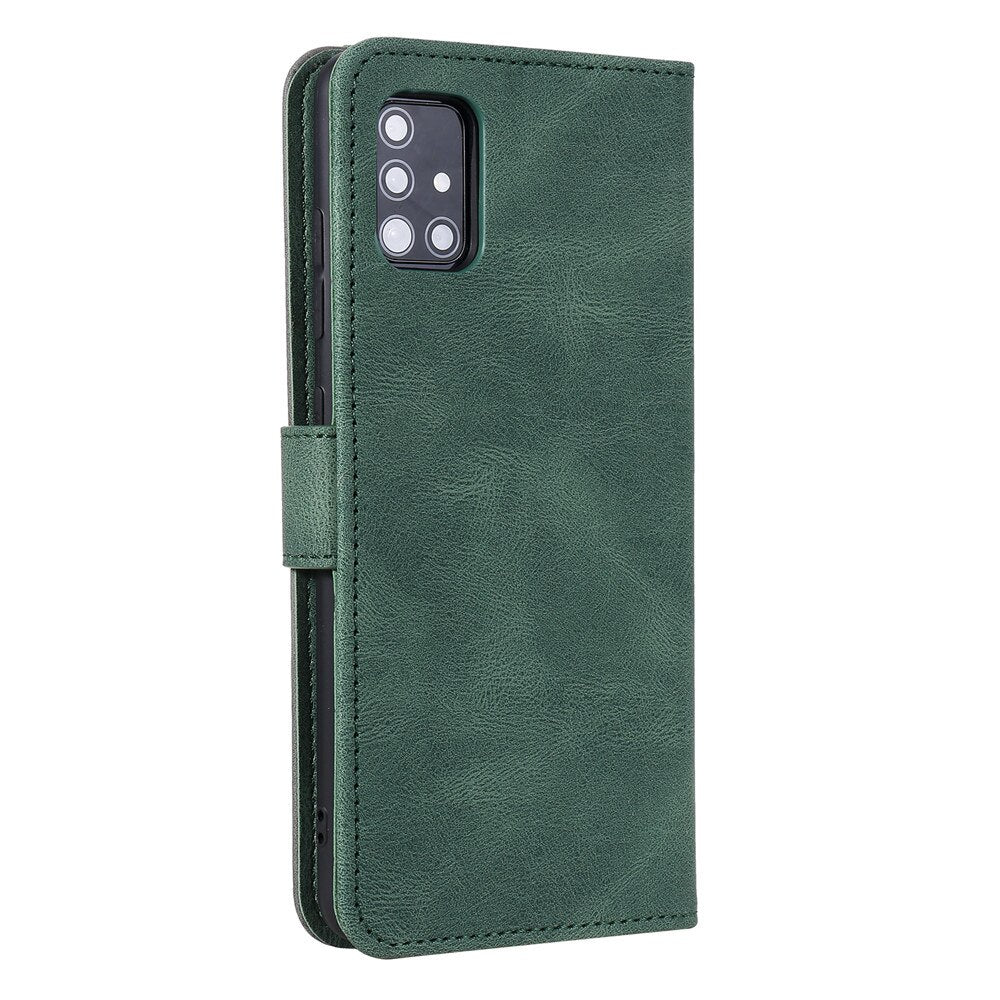 Anymob Samsung Red Splicing Flip Leather Case Card Slot Wallet Phone Cover-Mobile Phone Cases-PEROZ Accessories