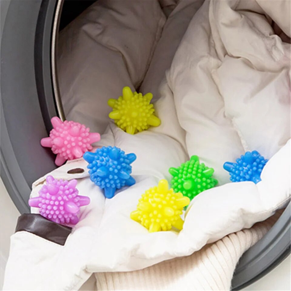 Anyhouz Magic Laundry Ball Random Color Sponge Reusable Pet Hair Lint Fiber Catcher Remover Tool For Washing Machine-Bathroom and Toilet Accessories-PEROZ Accessories