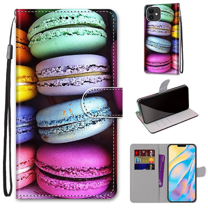 Anymob iPhone Case Green Leaf Lovely Cartoon Cat Phone Bag Flip Wallet Leather Protection Cover-Mobile Phone Cases-PEROZ Accessories