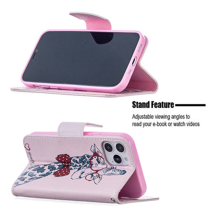 Anymob iPhone Case Blue with Cherry Blossom Flip Cover Fashion Painted Wallet Leather Bag Shell-Mobile Phone Cases-PEROZ Accessories