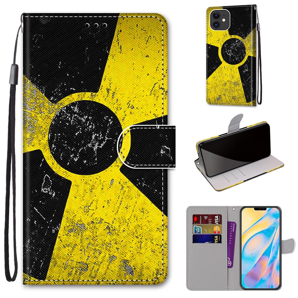 Anymob iPhone Case Rocstar Cat Lovely Cartoon Cat Phone Bag Flip Wallet Leather Protection Cover-Mobile Phone Cases-PEROZ Accessories