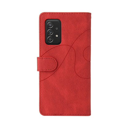 Anymob Samsung Blue And Red Leather Wallet Flip Case Protective Phone Cover-Mobile Phone Cases-PEROZ Accessories