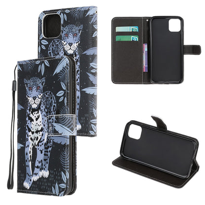 Anymob iPhone Case Black Cat Leather Flip Wallet Cartoon Stand Phone Cases Cover-Mobile Phone Cases-PEROZ Accessories