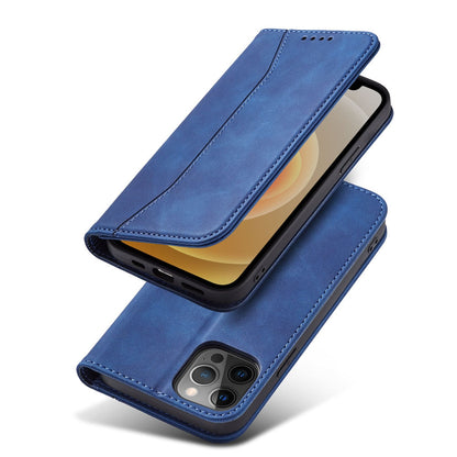 Anymob iPhone Case Blue Magnetic Flip Book Style Wallet Protection Cover-Mobile Phone Cases-PEROZ Accessories