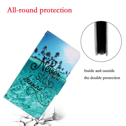 Anymob iPhone Blue Luminous Buterfly Flip Phone Cases Magnetic Leather Wallet Back Cover-Mobile Phone Cases-PEROZ Accessories