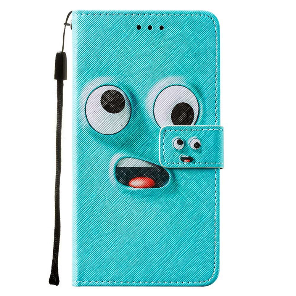 Anymob iPhone Pink Mosaic Flip Leather Phone Cases Animal Painted Wallet Cover-Mobile Phone Cases-PEROZ Accessories