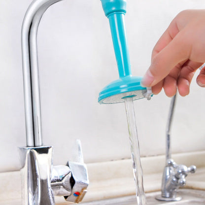 Anyhouz Water Tap Extension Swivel Long Pink High Elastic Sink Kitchen Bathroom Accessories Faucet Water Extender-Bathroom and Toilet Accessories-PEROZ Accessories