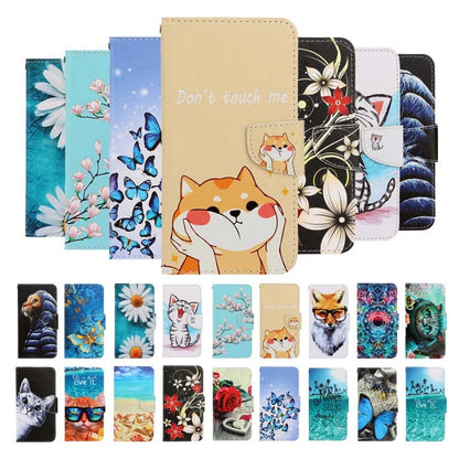 Anymob iPhone Cool Kitty Cartoon Flip Phone Cases Magnetic Leather Wallet Back Cover-Mobile Phone Cases-PEROZ Accessories