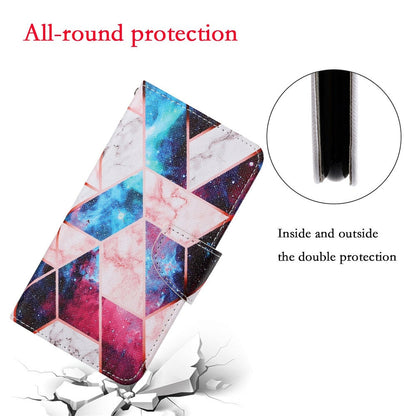 Anymob Samsung Multicolored Tribal Pattern Phone Case Magnetic Flip Leather Wallet Painted Cover-Mobile Phone Cases-PEROZ Accessories