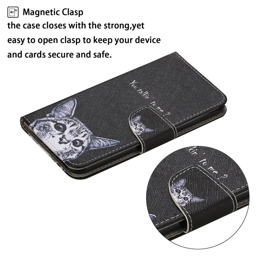Phone Cases on For Samsung Galaxy A51 A71 A41 A31 A21 A11 A21S A01 Leather Flip Stand Cover For Samsung A10 A20 A30 A40 A50 Capa-Mobile Phone Cases-PEROZ Accessories