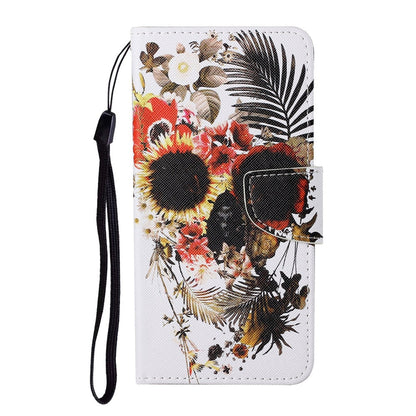 Anymob Samsung Cat Silhouette Pattern Phone Case Magnetic Flip Leather Wallet Painted Cover-Mobile Phone Cases-PEROZ Accessories