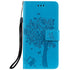Anymob Huawei Phone Case Sky Blue Tree Print Flip Leather Wallet Phone Cover-PEROZ Accessories