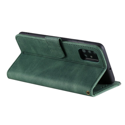 Anymob Samsung Green Splicing Flip Leather Case Card Slot Wallet Phone Cover-Mobile Phone Cases-PEROZ Accessories