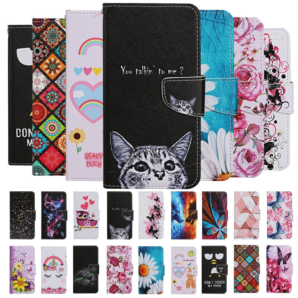 Phone Cases on For Samsung Galaxy A51 A71 A41 A31 A21 A11 A21S A01 Leather Flip Stand Cover For Samsung A10 A20 A30 A40 A50 Capa-Mobile Phone Cases-PEROZ Accessories
