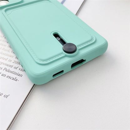 Anymob Samsung Yellow Phone Case Soft Silicone Card Slots Cover-Mobile Phone Cases-PEROZ Accessories