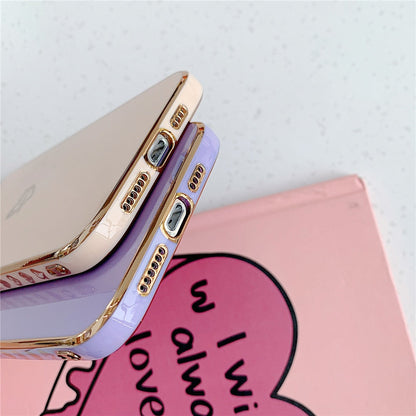 Anymob iPhone Case Mint Green Camera Protection Love Heart Side Hearts Shockproof Soft Silicone Cover-Mobile Phone Cases-PEROZ Accessories