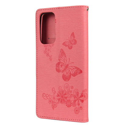 Anymob iPhone Pink Fashion Flip Case Butterfly Print Card Slot Wallet Leather Back Cover-Mobile Phone Cases-PEROZ Accessories