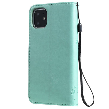 Anymob iPhone Dark Violet Flip Leather Cases Cat Embossing Wallet Phone Cover-Mobile Phone Cases-PEROZ Accessories