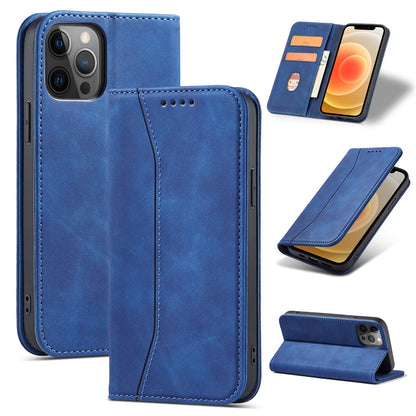Anymob iPhone Case Light Brown Magnetic Flip Book Style Wallet Protection Cover-Mobile Phone Cases-PEROZ Accessories