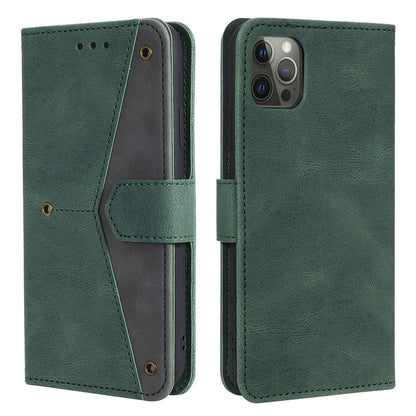Anymob IPhone Blue Splicing Flip Leather Phone Cases Wallet Book Style Cover-Mobile Phone Cases-PEROZ Accessories