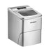 Devanti Portable Ice Cube Maker - Silver-Appliances > Kitchen Appliances-PEROZ Accessories