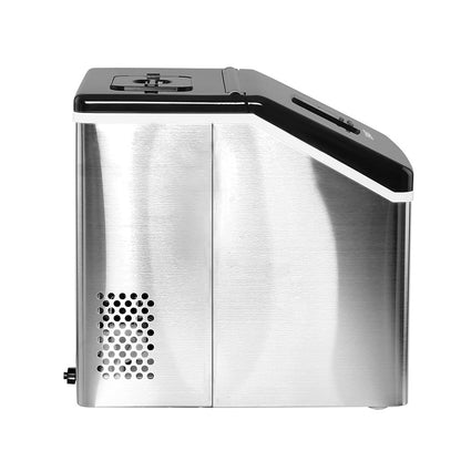 DEVANTi 3.2L Portable Ice Cube Maker Cold Commercial Machine Stainless Steel-Appliances &gt; Kitchen Appliances-PEROZ Accessories
