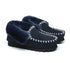 Australian Shepherd UGG Ankle Slippers Unisex Popo Premium Sheepskin Moccasins-Slippers-PEROZ Accessories
