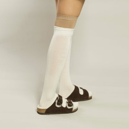 UGG Aussie Shearling Buckled Sandals-Moccasins-PEROZ Accessories