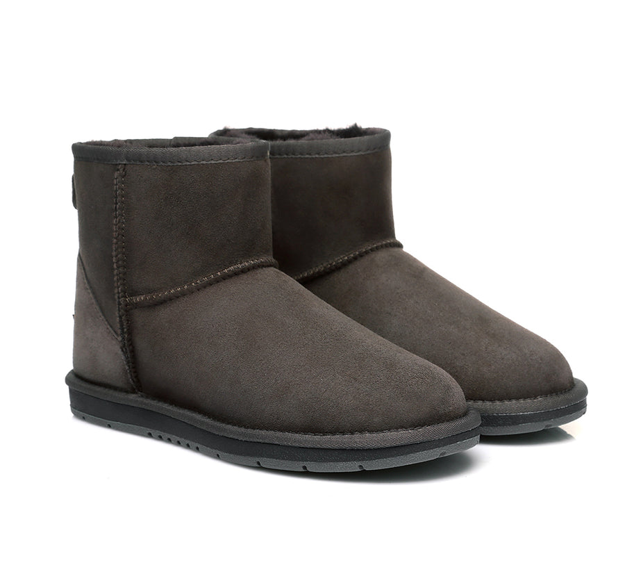Australian Shepherd Kids AS Mini Classic UGG Sheepskin Boots Water Resistant-Kid Boots-PEROZ Accessories