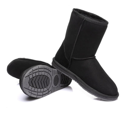 Australian Shepherd UGG Short Classic Boots Men Big Size-Boots-PEROZ Accessories