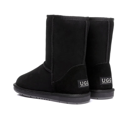 Australian Shepherd UGG Short Classic Boots Men Big Size-Boots-PEROZ Accessories