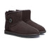 Australian Shepherd Kids AS Mini Button UGG Boots Water Resistant-Kid Boots-PEROZ Accessories