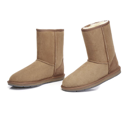 Australian Shepherd UGG Short Classic Boots Men Big Size-Boots-PEROZ Accessories
