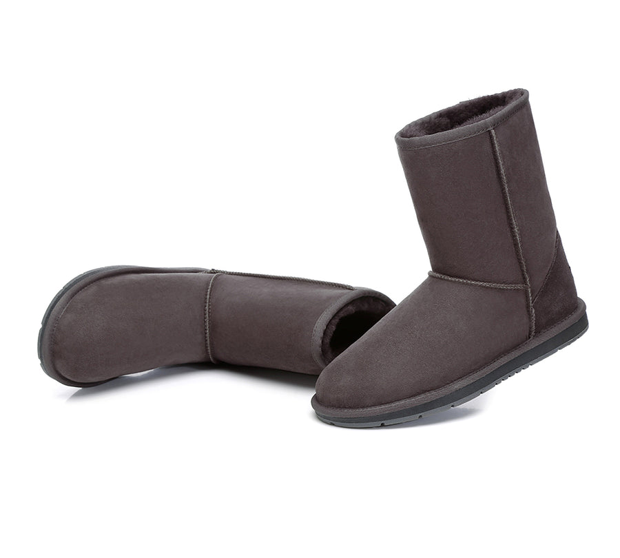 Australian Shepherd UGG Short Classic Boots Men Big Size-Boots-PEROZ Accessories