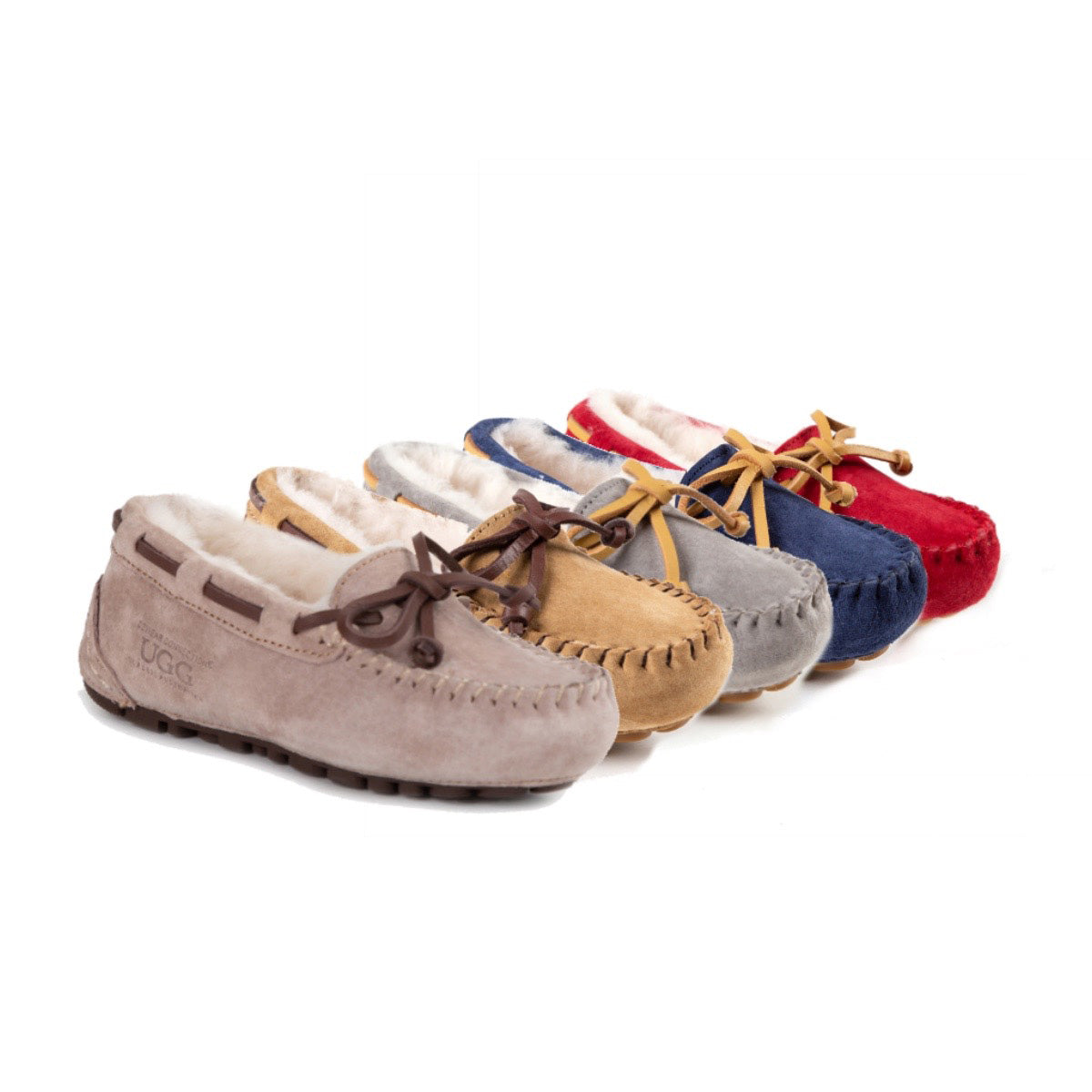 Ugg Kids Romy Moccasin-Loafers &amp; Moccasins-PEROZ Accessories