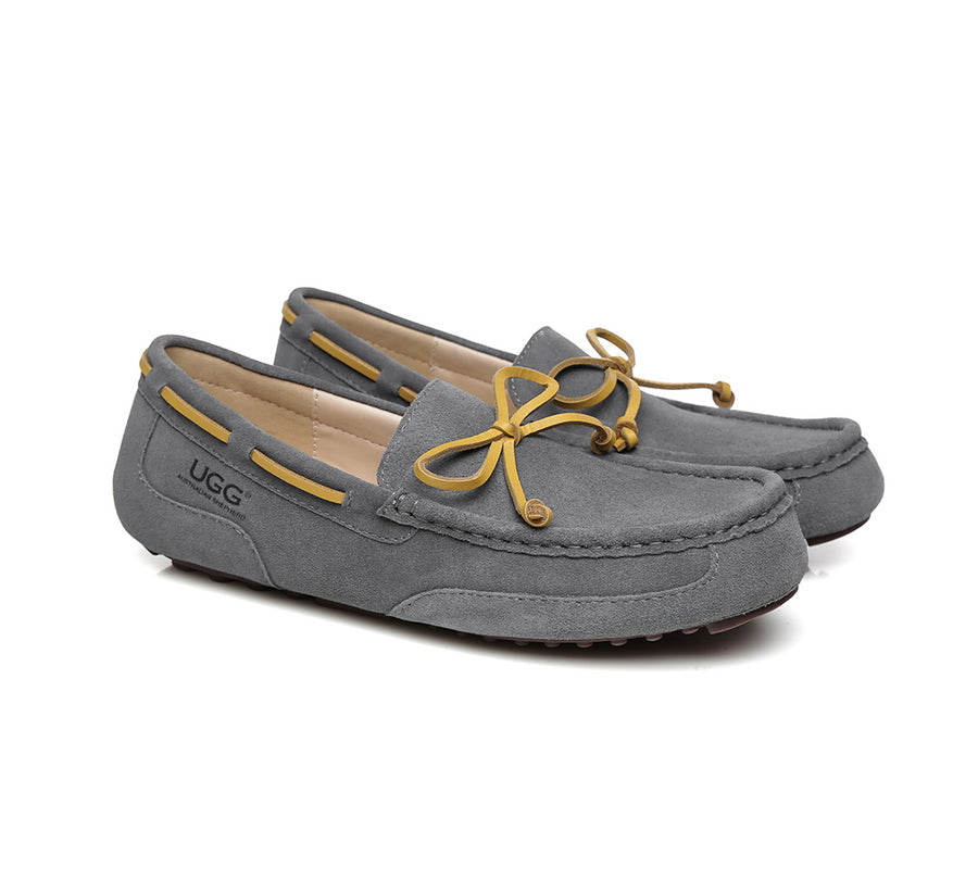 Australian Shepherd Mens Moccasin Matthew Water Resistant-Loafers &amp; Moccasins-PEROZ Accessories