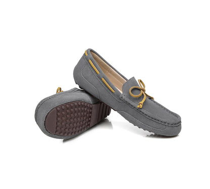 Australian Shepherd Mens Moccasin Matthew Water Resistant-Loafers &amp; Moccasins-PEROZ Accessories