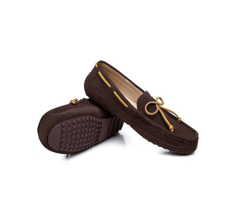 Australian Shepherd Mens Moccasin Matthew Water Resistant-Loafers &amp; Moccasins-PEROZ Accessories