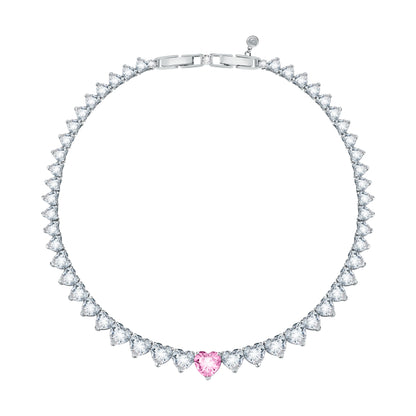 Chiara Ferragni Diamond Heart FairyTale Necklace-Necklaces-PEROZ Accessories
