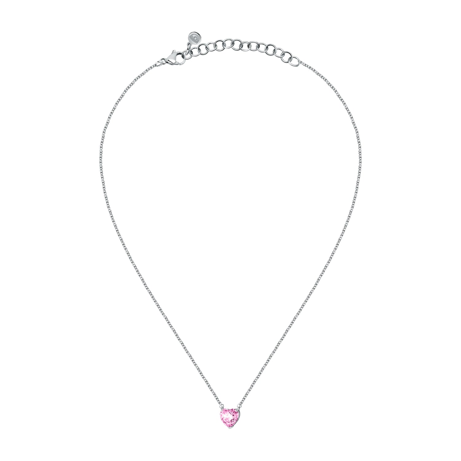 Chiara Ferragni Diamond Heart Silver Fairytale Pendant-Pendants-PEROZ Accessories