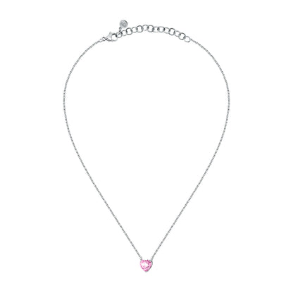 Chiara Ferragni Diamond Heart Silver Fairytale Pendant-Pendants-PEROZ Accessories