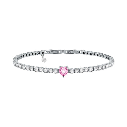 Chiara Ferragni Diamond Heart Fairytale Tennis Bracelet-Bracelets-PEROZ Accessories