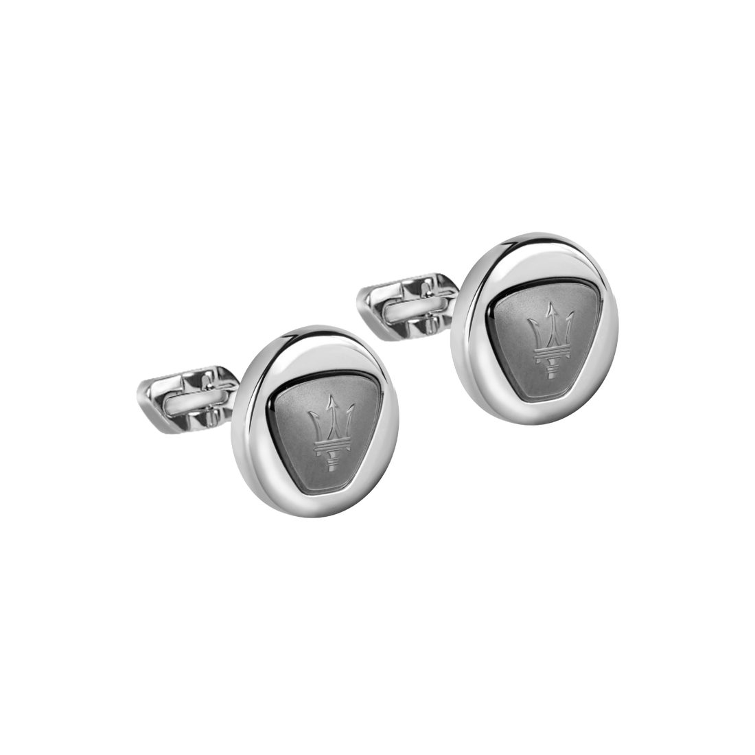 Maserati Leggenda Grey Cufflinks-Cufflinks-PEROZ Accessories