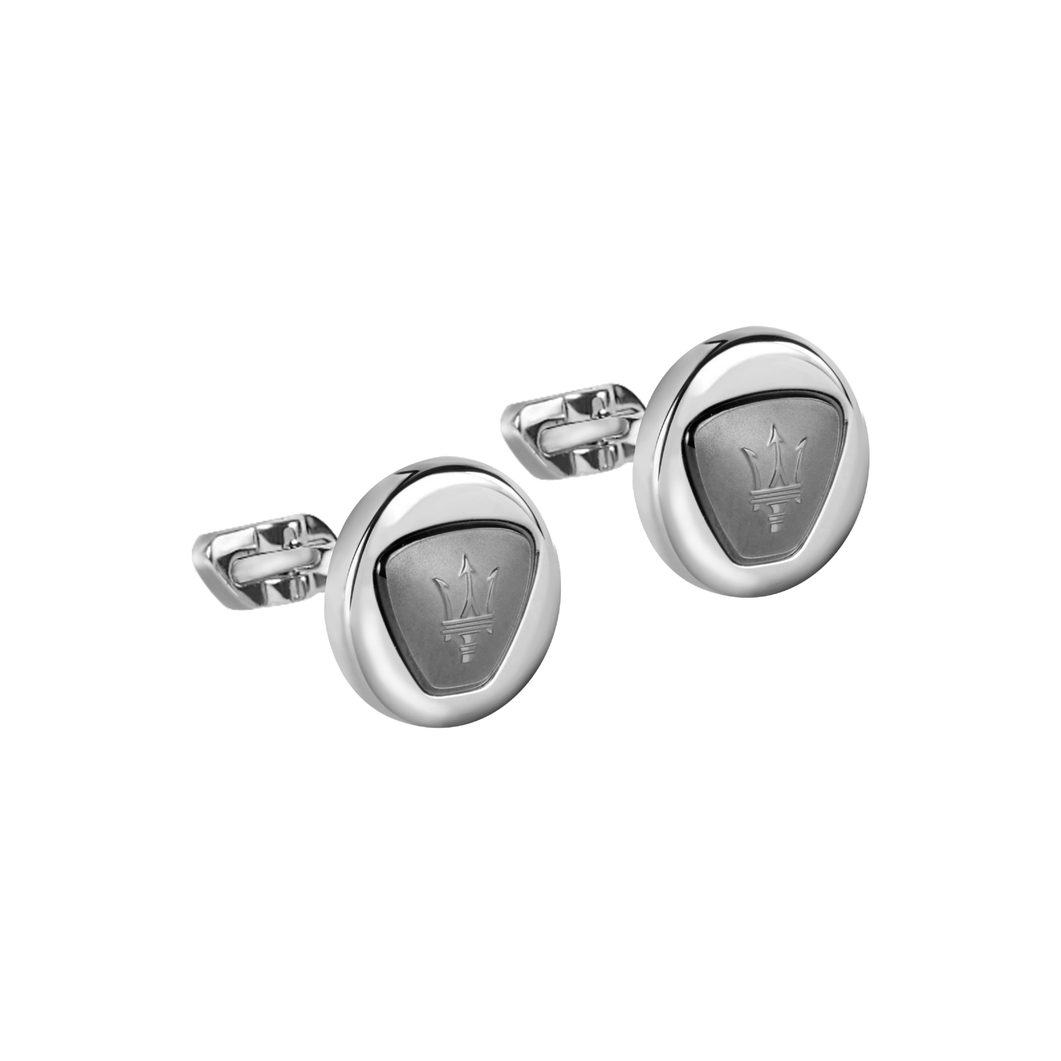 Maserati Leggenda Grey Cufflinks-Cufflinks-PEROZ Accessories